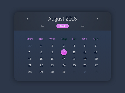 Calendar Widget