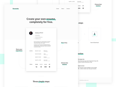 Resumake – Web