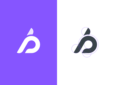 PB - Monogram icon ios logo logotype mobile pb portfolio process responsive simple web wordmark