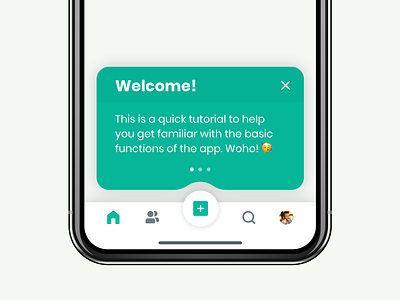 App Tooltip 🥳 app daily ui design ios iphone minimal mobile ui ux web