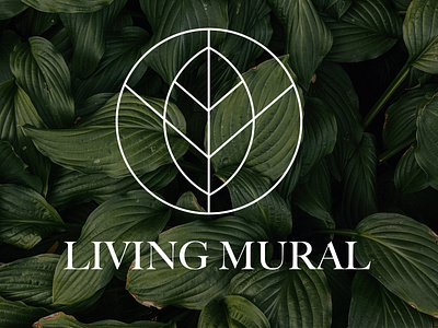 living mural logo design