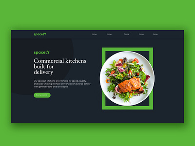 spaceLY adventure cloud kitchen king kitchen product design ui uiux xd