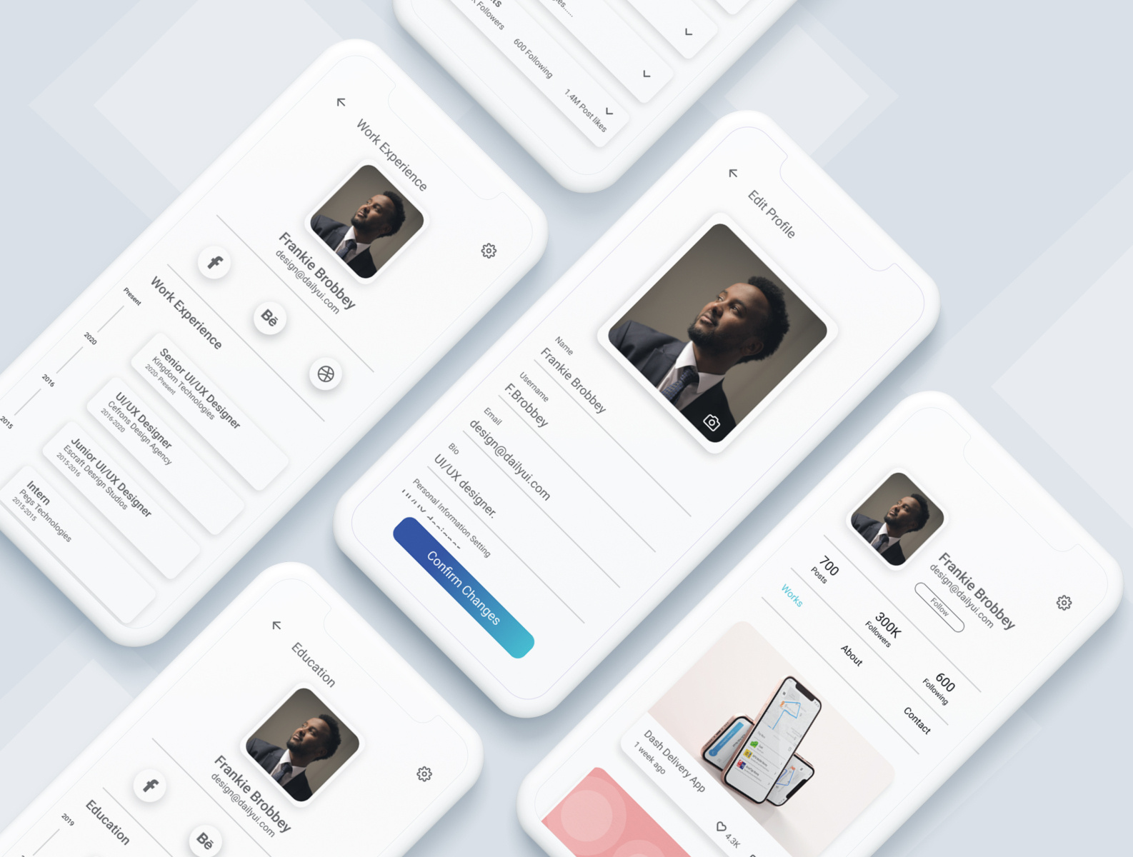 User Profile by Franklin Brobbey on Dribbble
