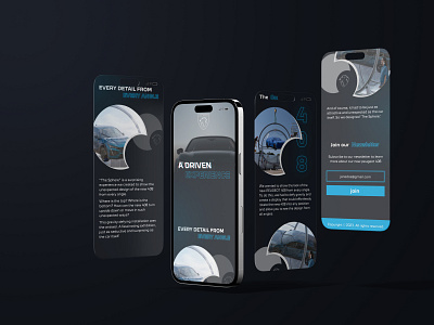 Peugeot Rebranding Mobile Landing Page branding design ui ux web