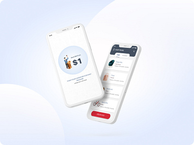 Agent-based Bidding Solution app evoke evoketechnologies flat minimal mobile ui ux