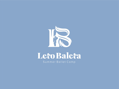 Leto Baleta - Summer Ballet Camp brand brandidentity branding company design font identity logo logotype typography