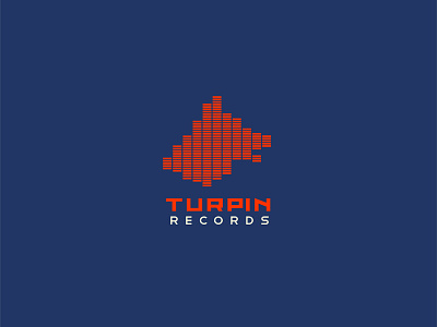 Turpin Records brand brandidentity branding company design font identity logo logotype sound studio typography