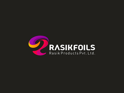 RasikFoils brand brandidentity branding company design font identity logo logotype typography