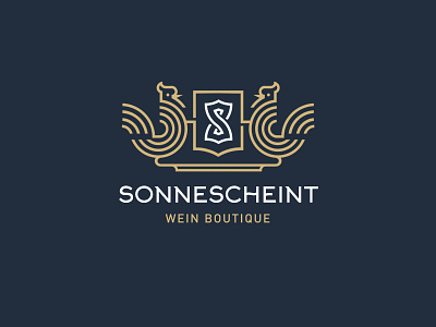 Sonnescheint brand brandidentity branding company design font identity logo logotype typography wein