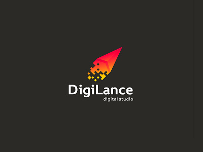 DigiLance brand brandidentity branding company design font identity logo logotype typography