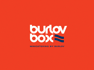 BurlovBox brand brandidentity branding company design font identity logo logotype minicatering typography