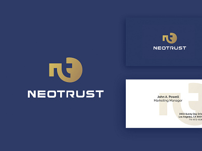 NEO_Trust brand brandidentity branding design font identity illustration logo logotype