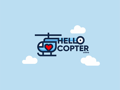 Hellocopter brand brandidentity branding design font identity illustration logo logotype