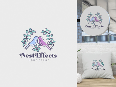 Nest Effects brand brandidentity branding design font graphic design identity illustration logo logotype