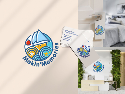 Makin'Memories brand brandidentity branding brandmark design flatdesign font graphic design identity illustration logo logomark logotype