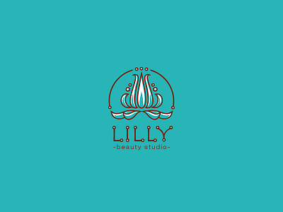 Llly-beauty studio beauty brand brandidentity branding font identity lilly logo logotype studio