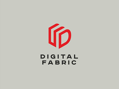 Digital Fabric brand branding digital fabric logo logotype