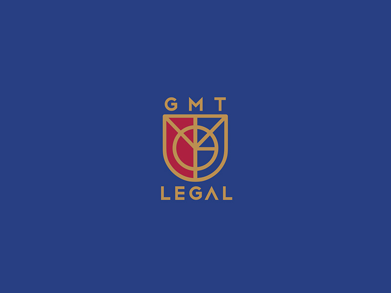GMT Legal - law firm branding brand logotype logo firm law legal gmt