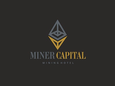 Miner Capital brand branding capital logo logotype miner