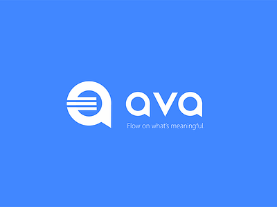 Ava brand brandidentity branding company font identity illustration logo logotype mobile program typography vector