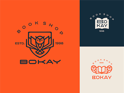 Bokay book brand brandidentity branding company design font icon identity illustration logo logotype shop typography vector