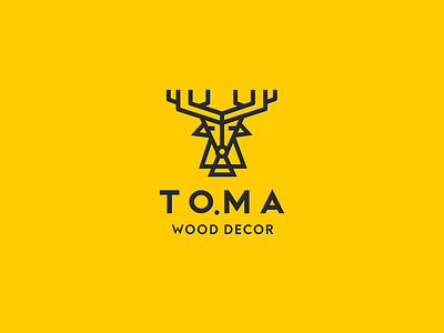 TO.MA-wood decor brand brandidentity branding company decor design designs font identity logo logotype typography wood