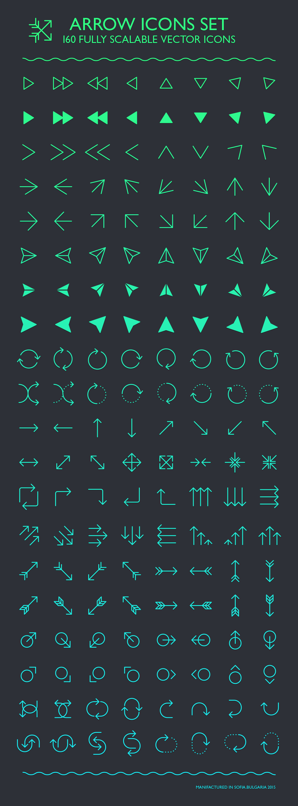 Arrows Icon Set by Ema Dimitrova on Dribbble