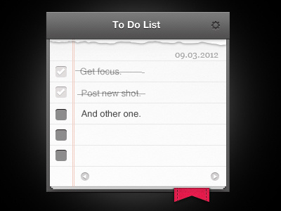 To-do list check checkbox list paper ribbon to do to do list ui user user interface