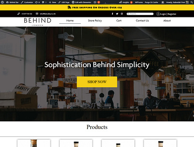 screencapture behindbar co uk 2021 03 23 05 32 34 behind bar branding design front end design ui wordpress