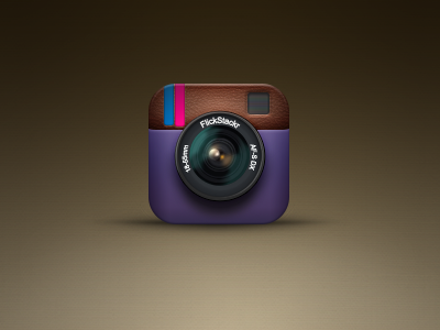 Flickstackr icon remake camera flickr flickstackr icon instagram ipad iphone lens