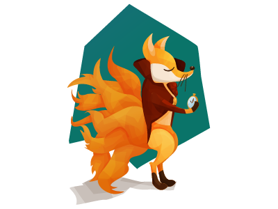 Mr. Fox fox illustration vector