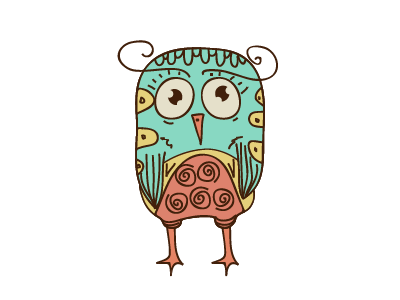 Owls line owl vector