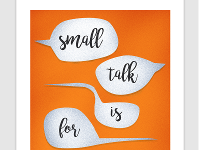 Small talk concept illustration small talk vector yellow