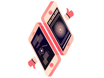 Aesthetic-Usability Effect card design geometric icon minimal minimalist pink uxdeck vector
