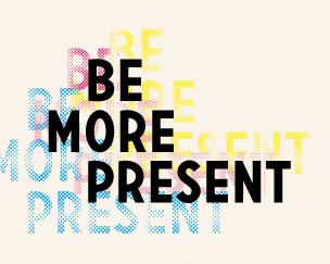 Be More Present. cmyk goals journal minted reminders