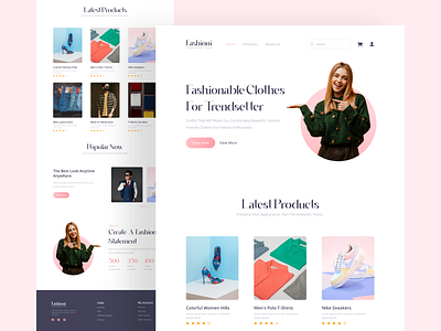 Fashion Store Website Design