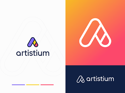 Artistium - Logo Design agency logo brand design brand identity branding clean logo colorful logo gradient logo letter logo logo logo design logomark minimal minimal logo modern logo typography wordmark