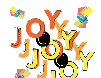 Joy Expressed anime design dope art fonts fruit of spirit good vibes happy illustration joy joyful lettering positive positive vibes the diamond riot tony jose matos tonyjmatos typography