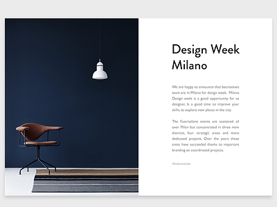 Article Design Week design minimal uidesign