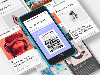 Startups Magazine app design design ui ui design ux design