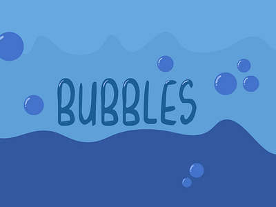 bubbles banner by Leo on Dribbble