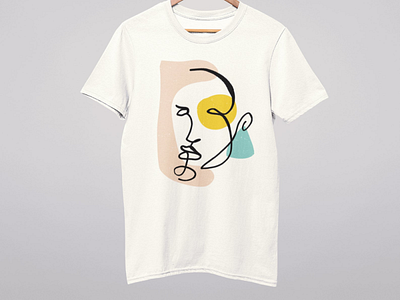 Aesthetic Minimal T shirt designs aesthetic design illustration minimal t shirt design t shirt designer