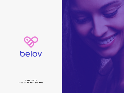 Belov Branding brand branding design fashion gift graphic design lgogo design logo pink