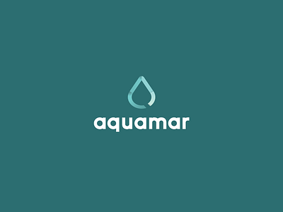 Aquamar branding flat identity logo design logo design branding logo designer minimal rebranding