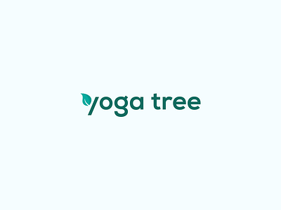 Yoga Tree branding logo minimal