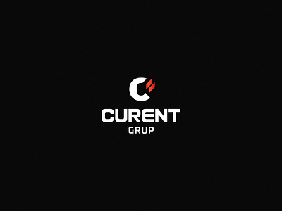 Curent Grup branding electrical identity logo store