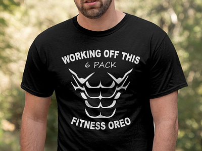 Working Off This 6 Pack Fitness Oreo T Shirt