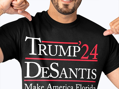 Trump 24 Desantis Make America Florida Shirts