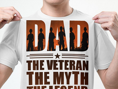 Dad The Veteran The Myth The Legend Shirt birthday dad daddy dadlife family father fatherandson fatherdaughter fathers fathersday fathersdaygift fathersdaygiftideas giftideas gifts handmade happyfathersday love
