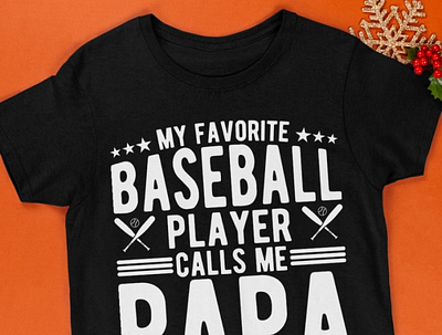 My Favorite Baseball Player Calls Me Papa T Shirt baseballpapa daddy dadlife dadshirt father fatherandson fatherdaughter fathers fathersday fathersdaygift fathersdayshirt happyfathersday pa poppy tshirt